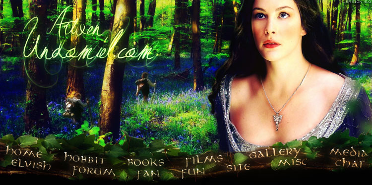 Arwen Undomiel Com Dedicated To J R R Tolkien S Lord Of The Rings Elvish